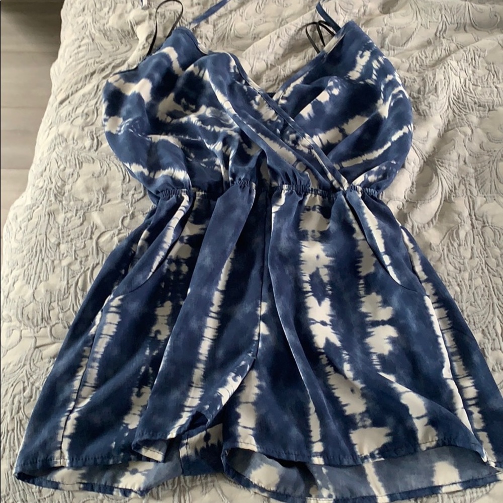 The dye halter romper